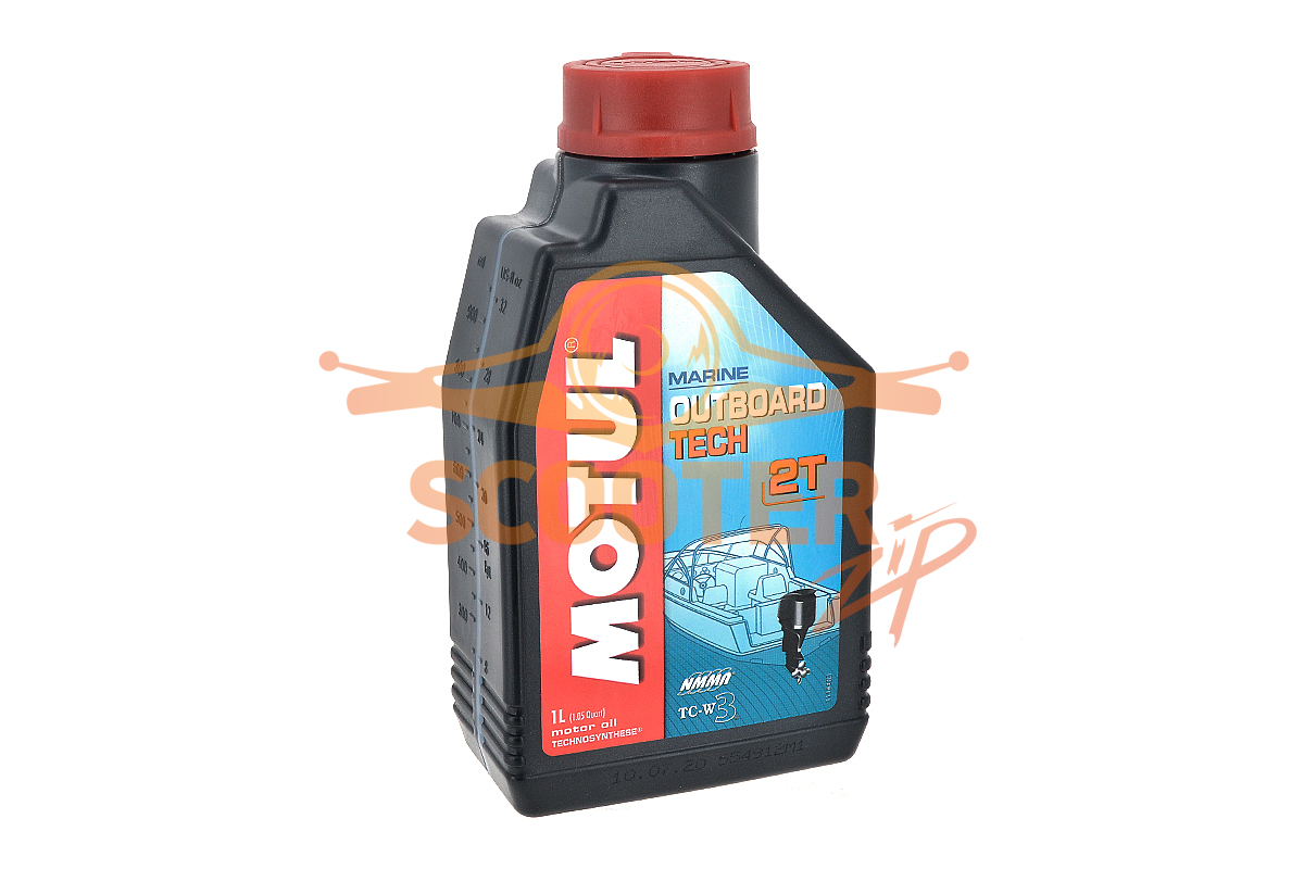 Motul Outboard TECH 2T 1л (полусинтетика) масло моторное