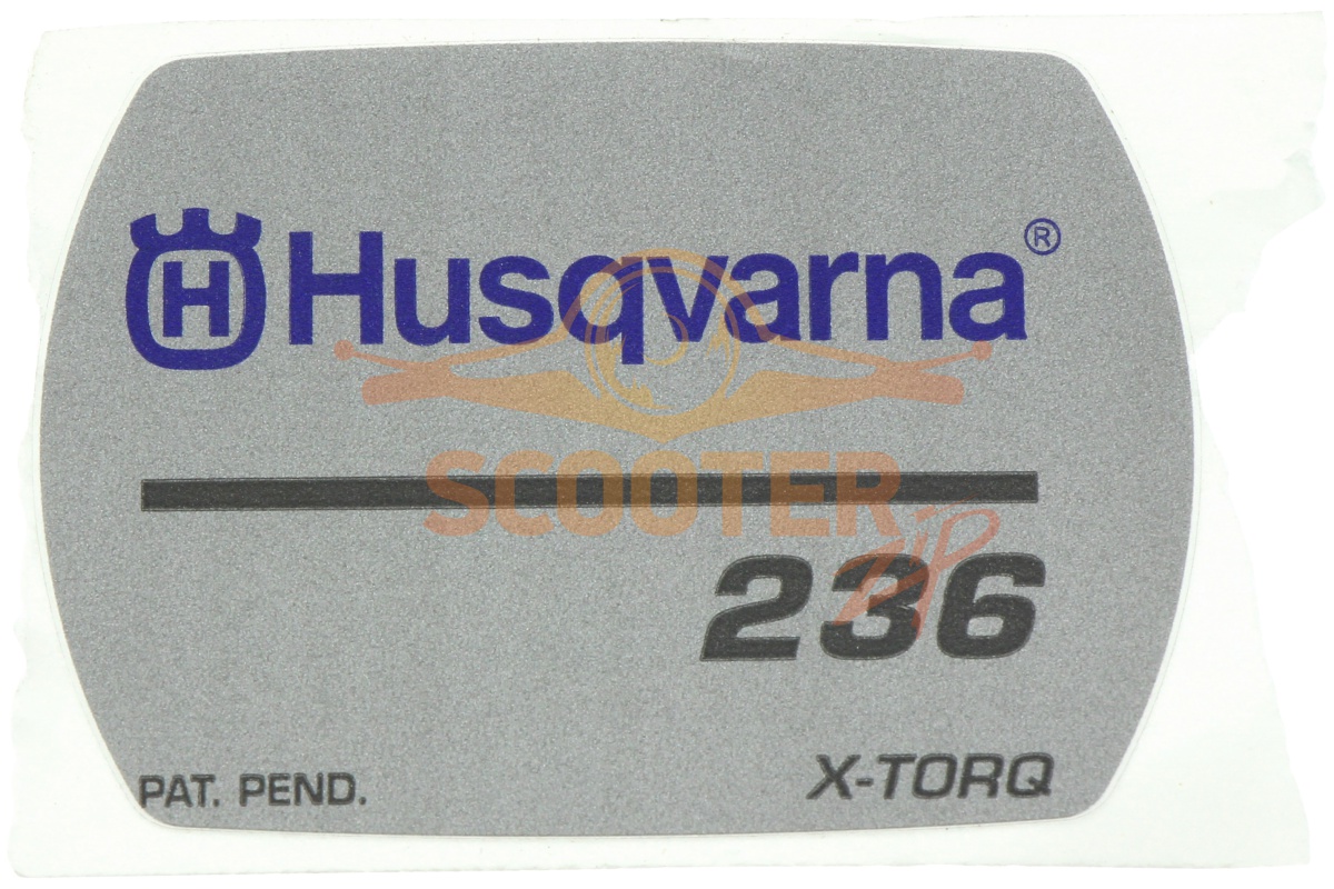 Наклейка для бензопилы Husqvarna 240, 5757297-01