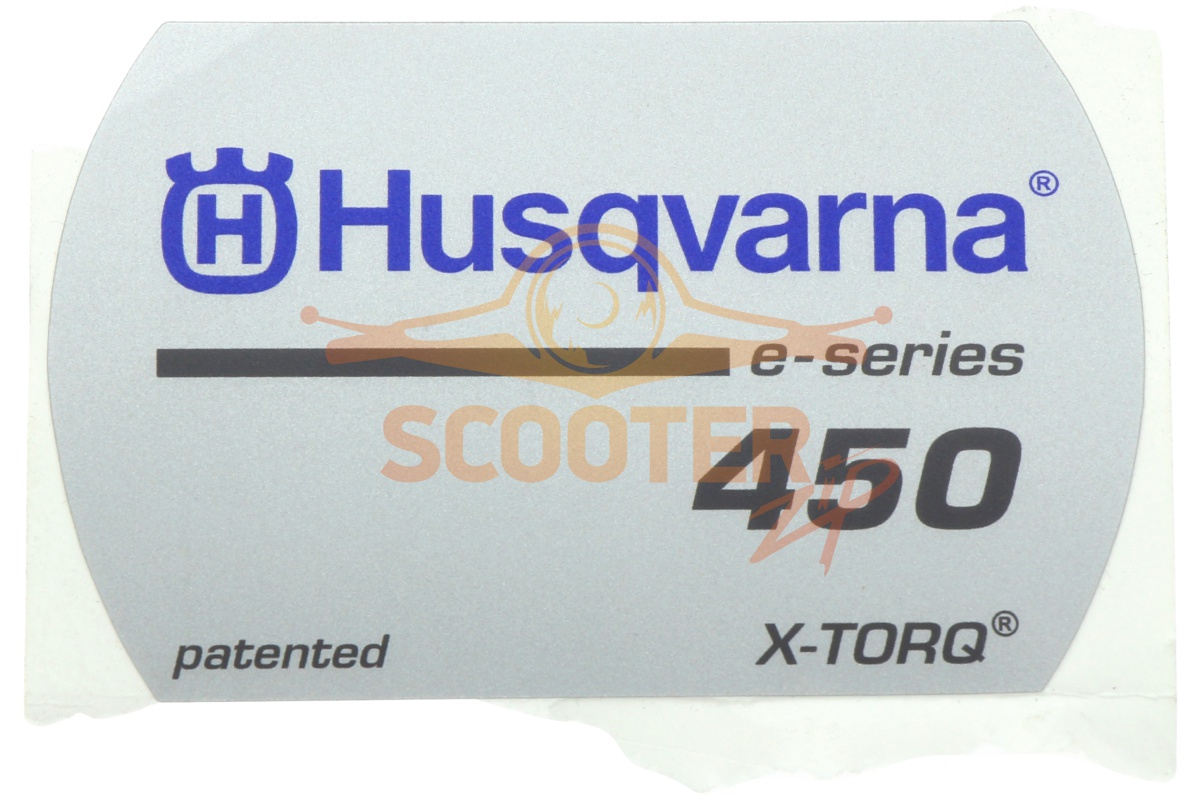 Наклейка для бензопилы Husqvarna 450еII, 5808153-02