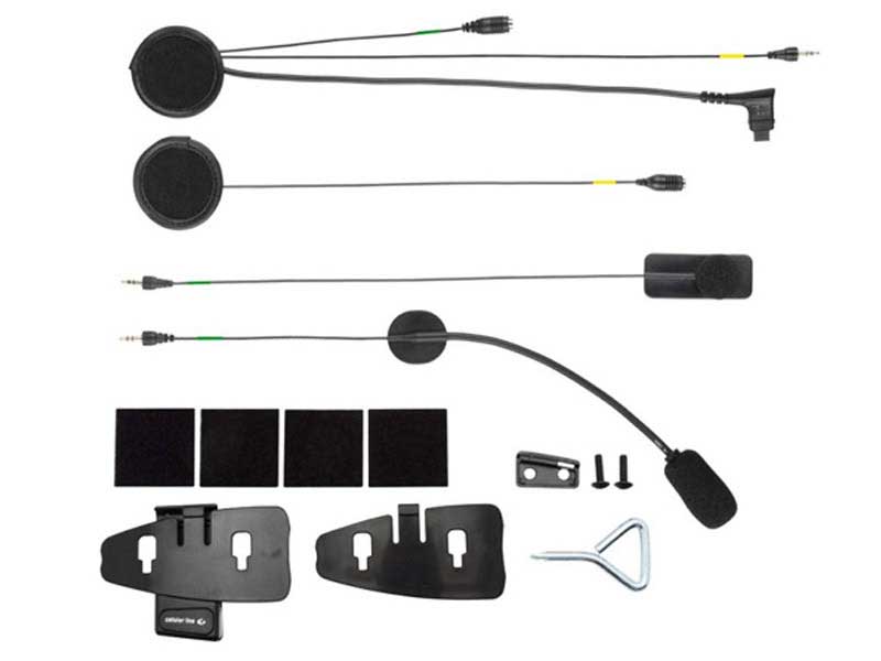Микрофон+стерео наушники набор универсальный +запчасти для interpnone F4, F3, F2, MICINTERPHONE F4UNI