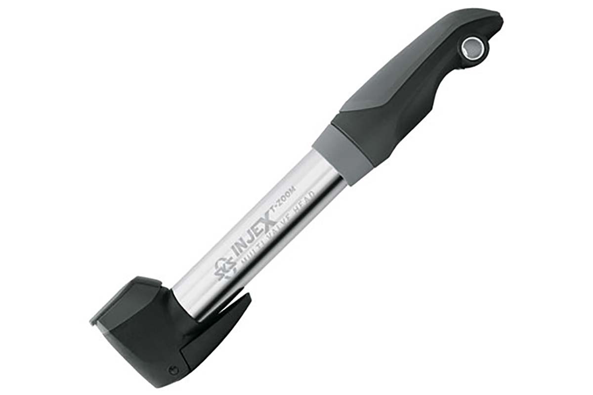 Насос Injex T-Zoom SKS-11017 пластик,2-е головки телескопич.Т-образ. ручка черный (Германия), 0-11017