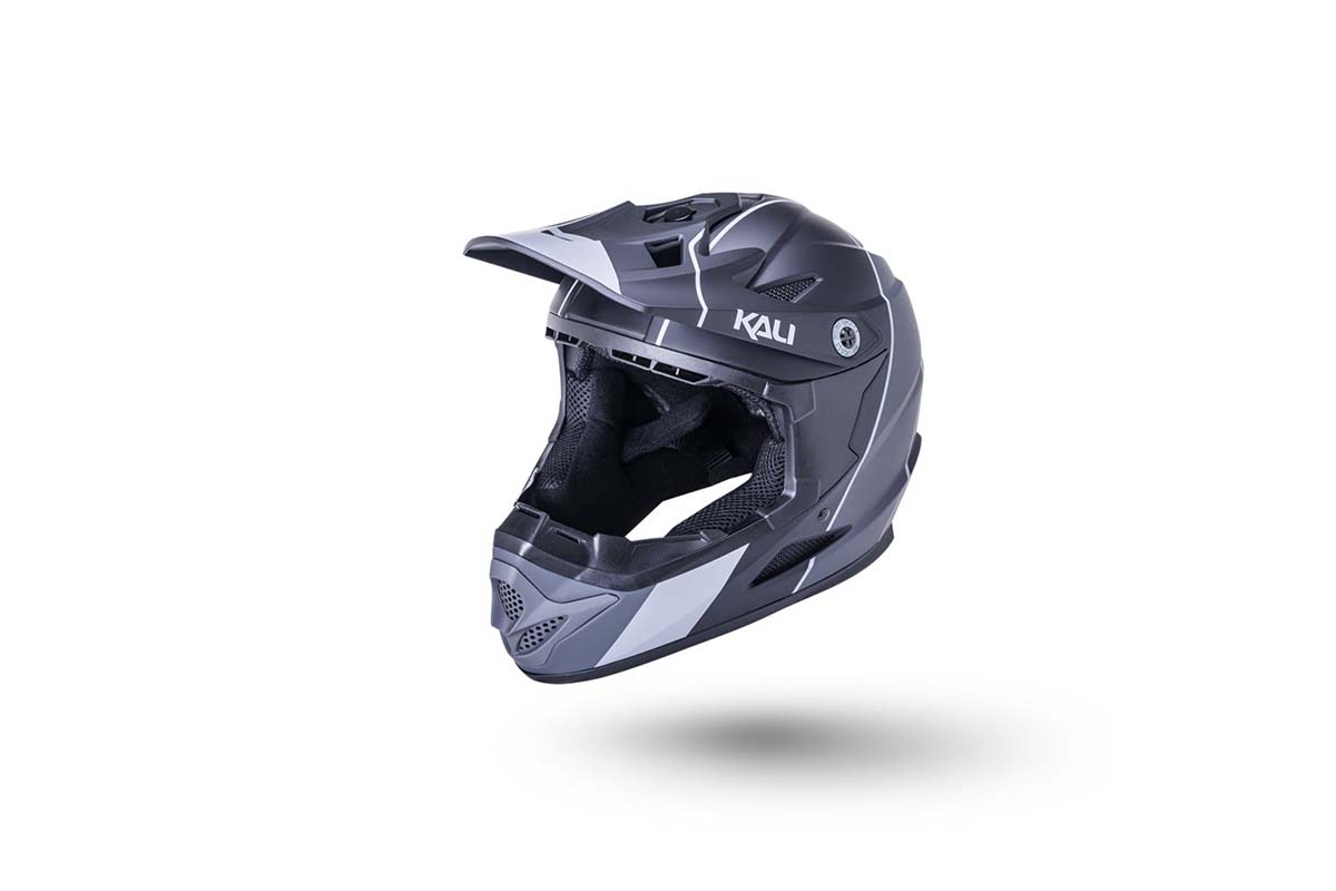 Шлем Full Face DH/BMX Zoka 6отв. Stripe мат/ черн./серый L(58-60см) LDL KALI NEW, 02-10621117