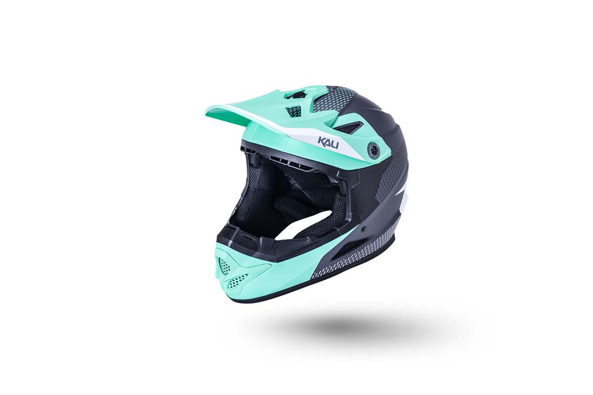Шлем Full Face DH/BMX Zoka 6отв. Dash мат/ бирюз/серый YM(50-51см) LDL KALI NEW, 02-10621222