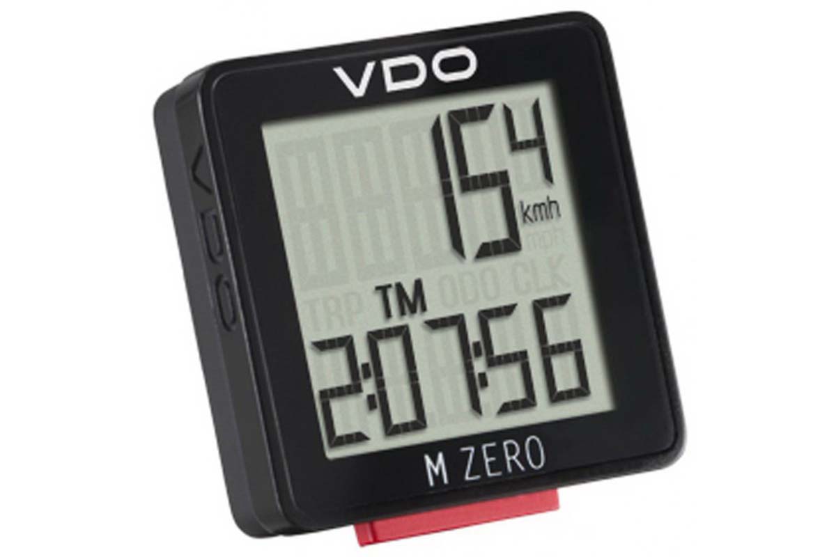 Велокомп. VDO M-ZERO WR 5 ф-ций 3-строчный дисплей (10) черный (Германия), 4-3000
