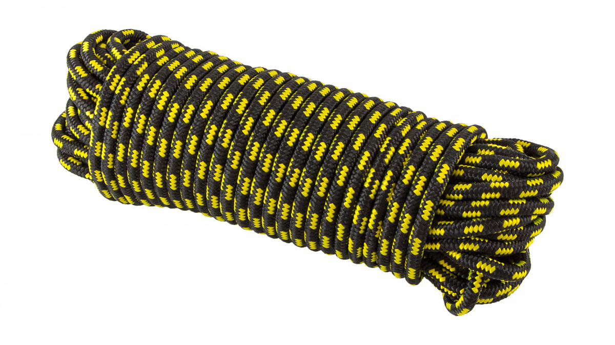 Шнур полипропиленовый плетеный d 10 мм, L 30 м, 889-11820
