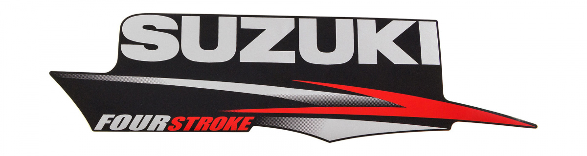 Наклейка капота Suzuki DF8A/9.9-20A (Suzuki), правая для лодочного мотора Suzuki DF8, 889-8266